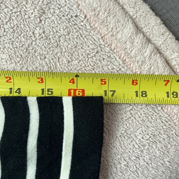 Tuckernuck Pomander Place Striped Durand Turtleneck Dress-Black/White-Women’s M - Picture 13 of 14